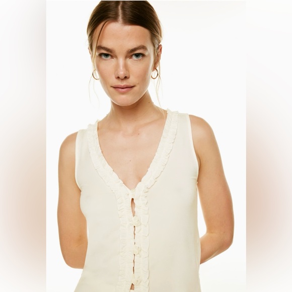 Aritzia Wilfred Contata Tank - size S - Birch - Picture 1 of 9